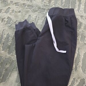 Figs Black High Waisted Jogger